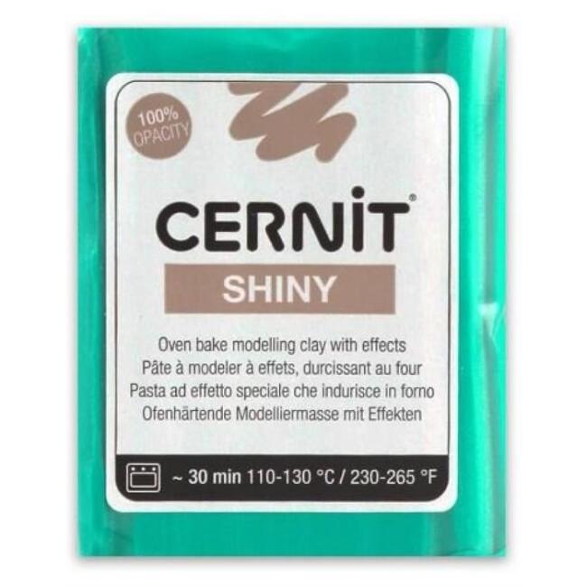 Cernit Shiny Polimer Kil 56 g Green - 1
