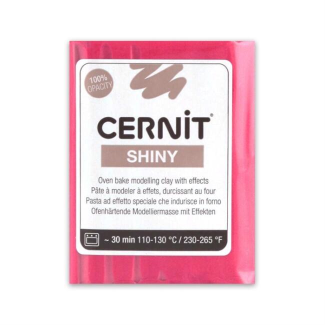 Cernit Shiny Polimer Kil 56 g Red - 1