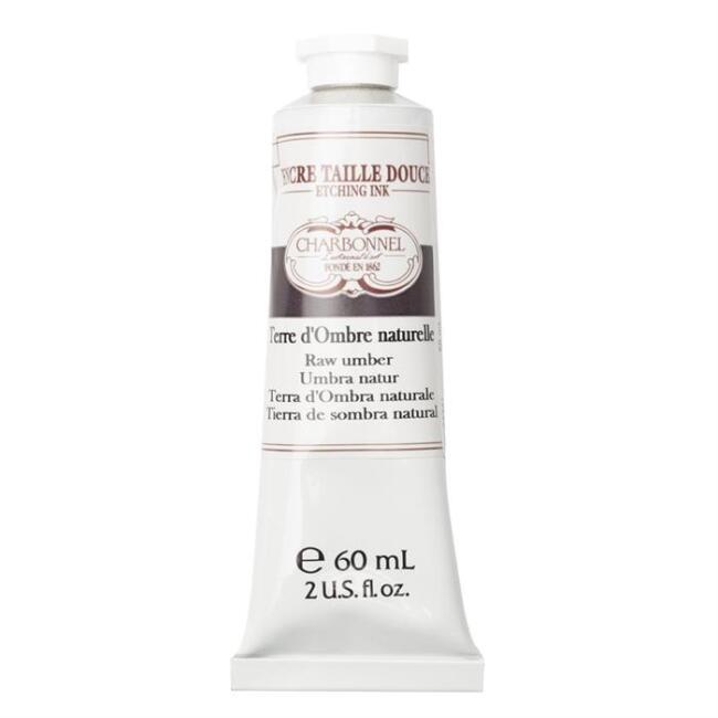 Charbonnel Gravure Ink 60 ml Raw Umber 2 - 1