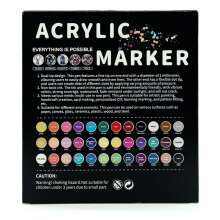 Çift Taraflı Akrilik Marker Kalem Seti 36'lı DDB-0036 - 3
