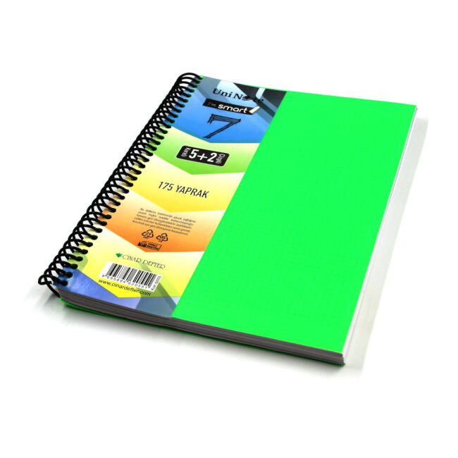 Uni Note 5+2 Ayraçlı PP Kapak Defter A4 175 Yaprak - 2