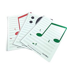 Çınar Spiralli PP Kapak Müzik Deferi A4 30 Yaprak 38000 - Çınar Defter