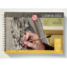 Talens Çizim Bloğu A5 120 g 40 Yaprak - TALENS