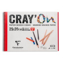 Clairefontaine Cray’On Çizim Bloğu 25x35 cm 160 g - 1
