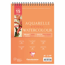 Clairefontane Etival Suluboya Defteri Cold Press 300 g A5 15 Yaprak EK98570 - Clairefontaine