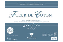 Clairefontaine Fleur De Coton 300 g 18x24 cm Gravür Kağıdı 10 Yaprak - 1