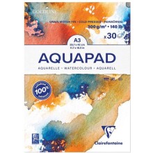 Clairefontaine Goldline Aquapad A3 300 g 30 Yaprak - Clairefontaine