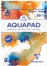 Clairefontaine Goldline Aquapad A3 300 g 30 Yaprak - Clairefontaine (1)