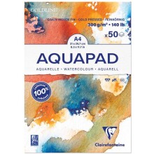 Clairefontaine Goldline Aquapad A4 300 g 70 Yaprak N:975721 - CLAIREFONTAINE
