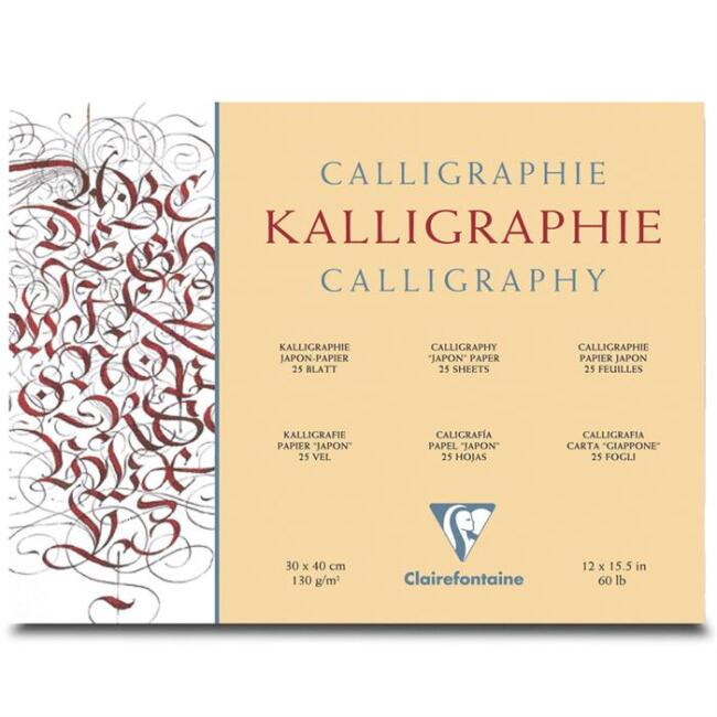 Clairefontaine Kaligrafi Defteri 130 g 30x40 cm 25 Yaprak - 1