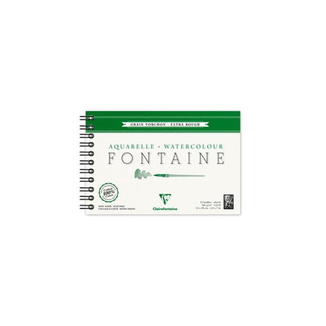 Clairefontaine Sulu Boya Blok 12x18 cm 300 g 12 Yaprak - 1