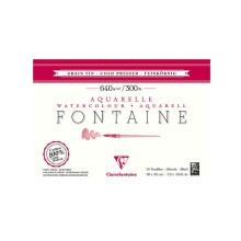 Clairefontaine Sulu Boya Blok 18x26 cm 640 g 10 Yaprak - CLAIREFONTAINE