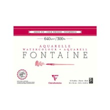 Clairefontaine Sulu Boya Blok 26x36 cm 640 g 10 Yaprak - CLAIREFONTAINE