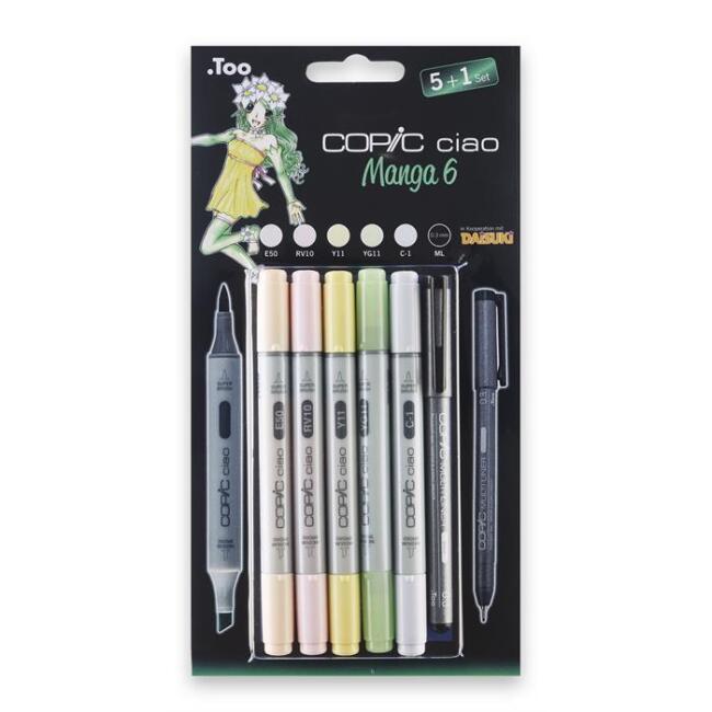 Copic Ciao 5+1 Set Manga 6 - 1