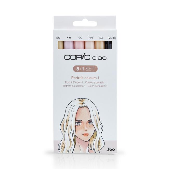 Copic Ciao 5+1 Set Skin Tones - 1