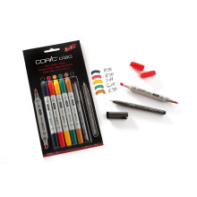 Copic Ciao Çift Taraflı Grafik Marker Kalem Seti 5+1 Hue Colours 22075551 - Copic (1)