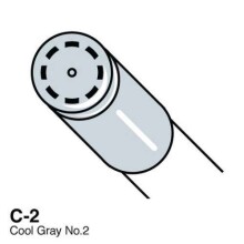 Copic Ciao Marker Kalem Cool Gray C2 - 4