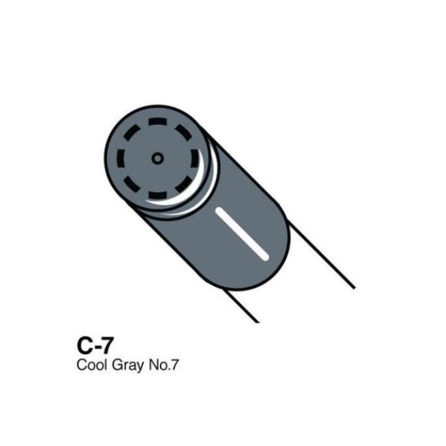 Copic Ciao Marker Kalem Cool Gray C7 - 3