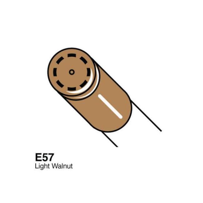 Copic Ciao Marker Kalem Light Walnut E57 - 1