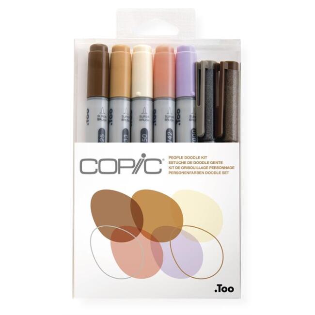 Copic Ciao People Doodle Kit Set 6’lı - 1