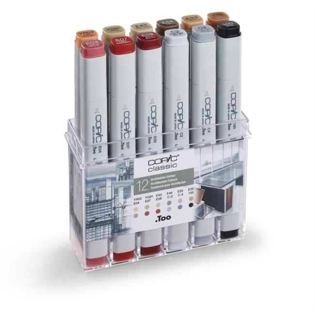 Copic Classic Architecture Colours Set 12’li - 1