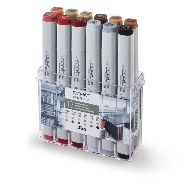 Copic Classic Architecture Colours Set 12’li - 2