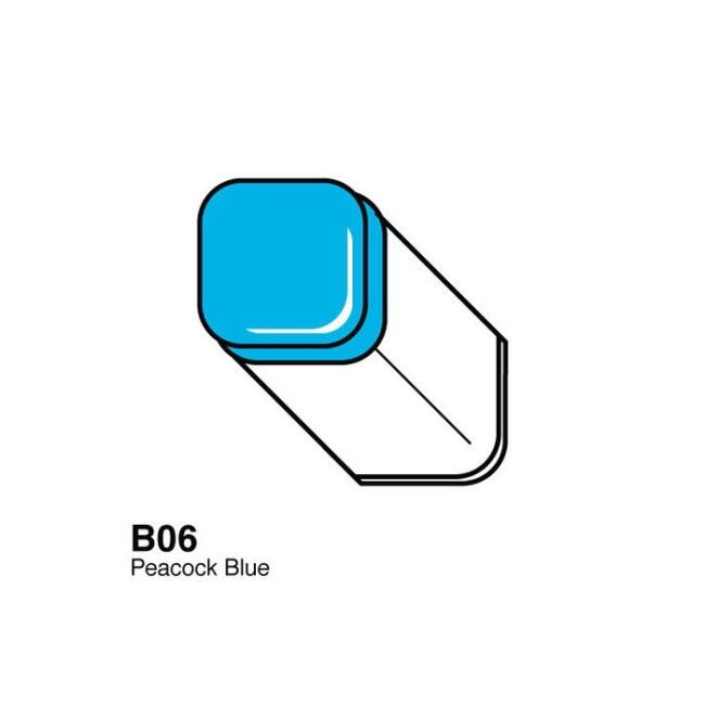 Copic Classic Marker Kalem B06 Peacock Blue - 1
