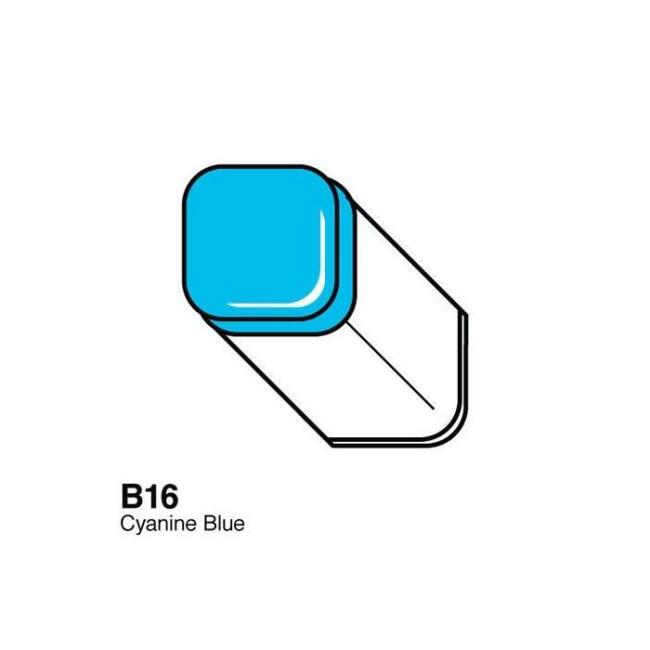 Copic Classic Marker Kalem B16 Cyanine blue - 1