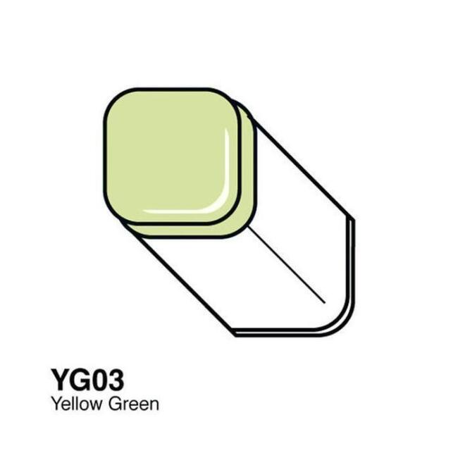 Copic Classic Marker Kalem YG03 Yellow Green - 1