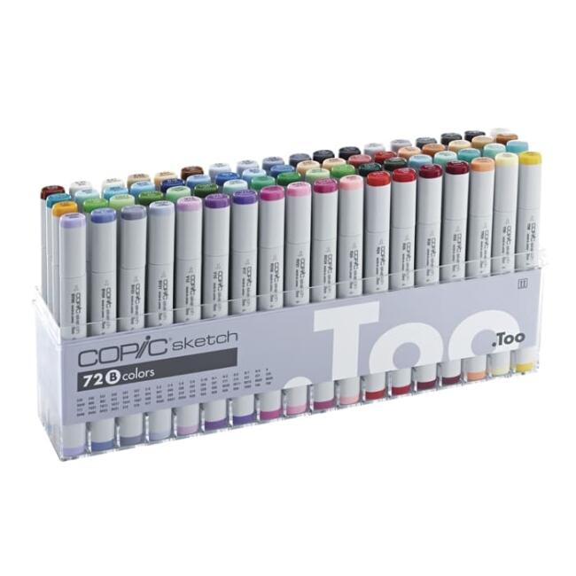 Copic Classic Marker Kalem Seti 72’li Seri B - 2