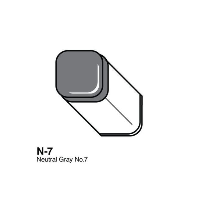 Copic Grafik Çizim Marköru N:N7 Neutral Grey - 3