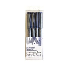 Copic Multiliner Cobalt Set 4’lü (0,05/0,1/0,3/0,5) - Copic