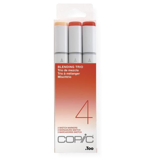 Copic Sketch BlendingTrio 4 Set 3’lü - 1