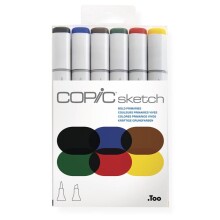 Copic Sketch Bold Primaries Set 6’lı - Copic