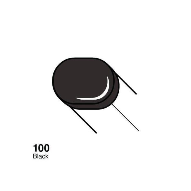 Copic Sketch Marker Kalem 100 Black - 1