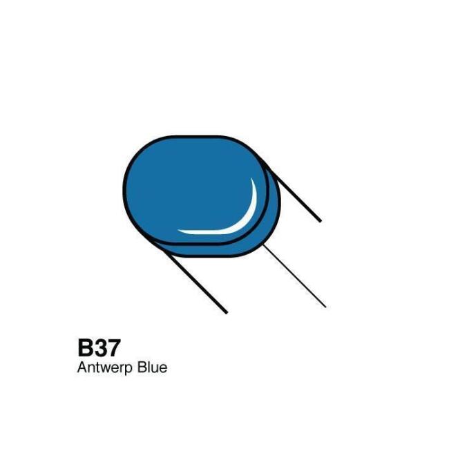 Copic Sketch Marker Kalem B37 Antwerp Blue - 1