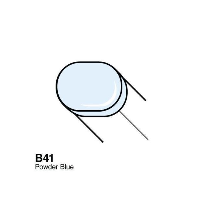 Copic Sketch Marker Kalem B41 Powder Blue - 1