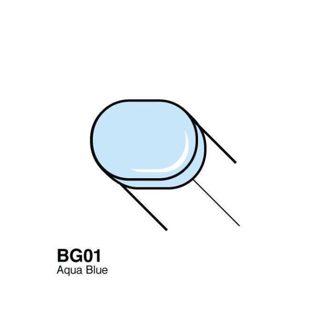 Copic Sketch Marker Kalem BG01 Aqua Blue - 1