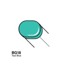 Copic Sketch Marker Kalem BG18 Teal Blue - 3