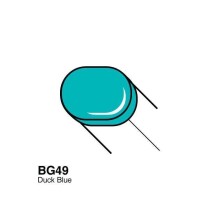 Copic Sketch Marker Kalem BG49 Duck Blue - 1