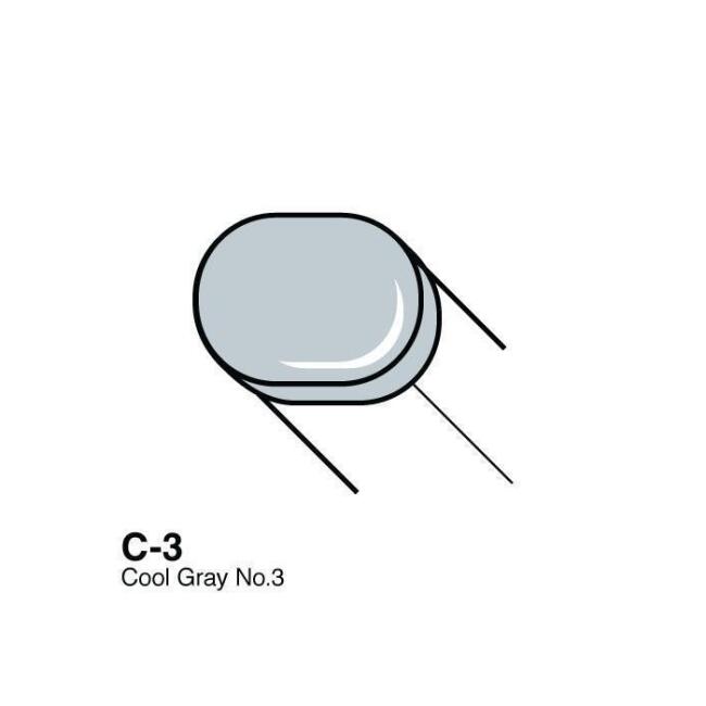 Copic Sketch Marker Kalem C3 Cool Gray - 1