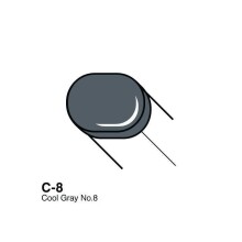 Copic Sketch Marker Kalem C8 Cool Gray - Copic