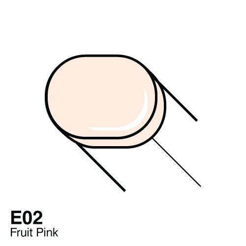Copic Sketch Marker Kalem E02 Fruit Pink - 2