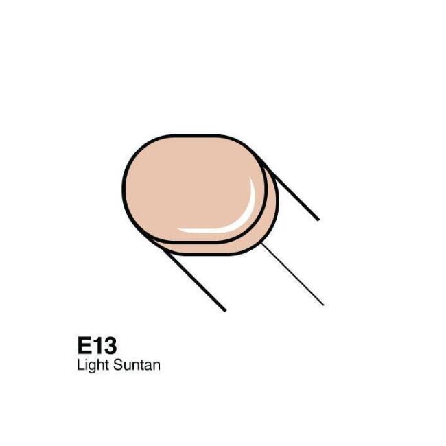 Copic Sketch Marker Kalem E13 Light Suntan - 1