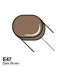 Copic Sketch Marker Kalem E47 Dark Brown - Copic (1)
