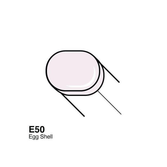Copic Sketch Marker Kalem E50 Egg Shell - 3