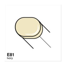 Copic Sketch Marker Kalem E81 Ivory - Copic