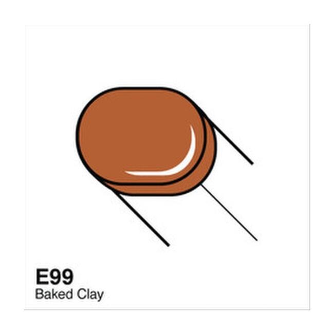 Copic Sketch Marker Kalem E99 Baked Clay - 3