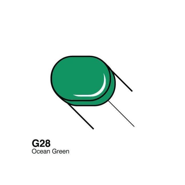 Copic Sketch Marker Kalem G28 Ocean Green - 1