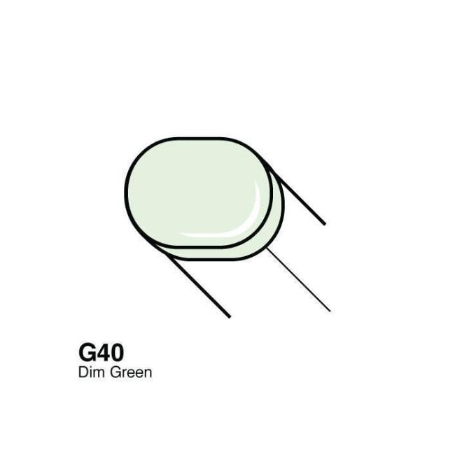 Copic Sketch Marker Kalem G40 Dim Green - 1
